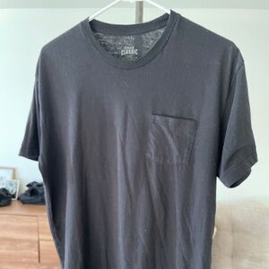 Mens True Classic Pocket Tee - L - Black